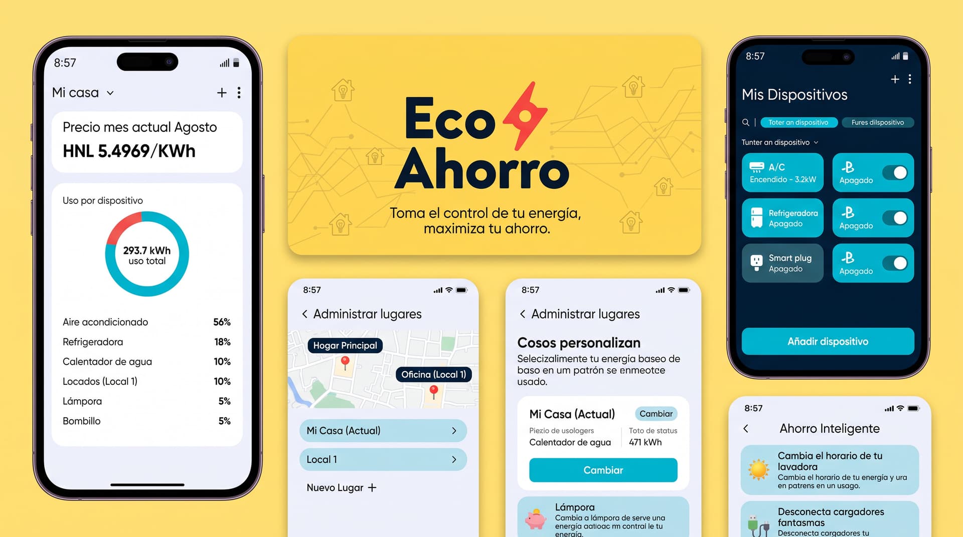 Pantalla de EcoAhorro